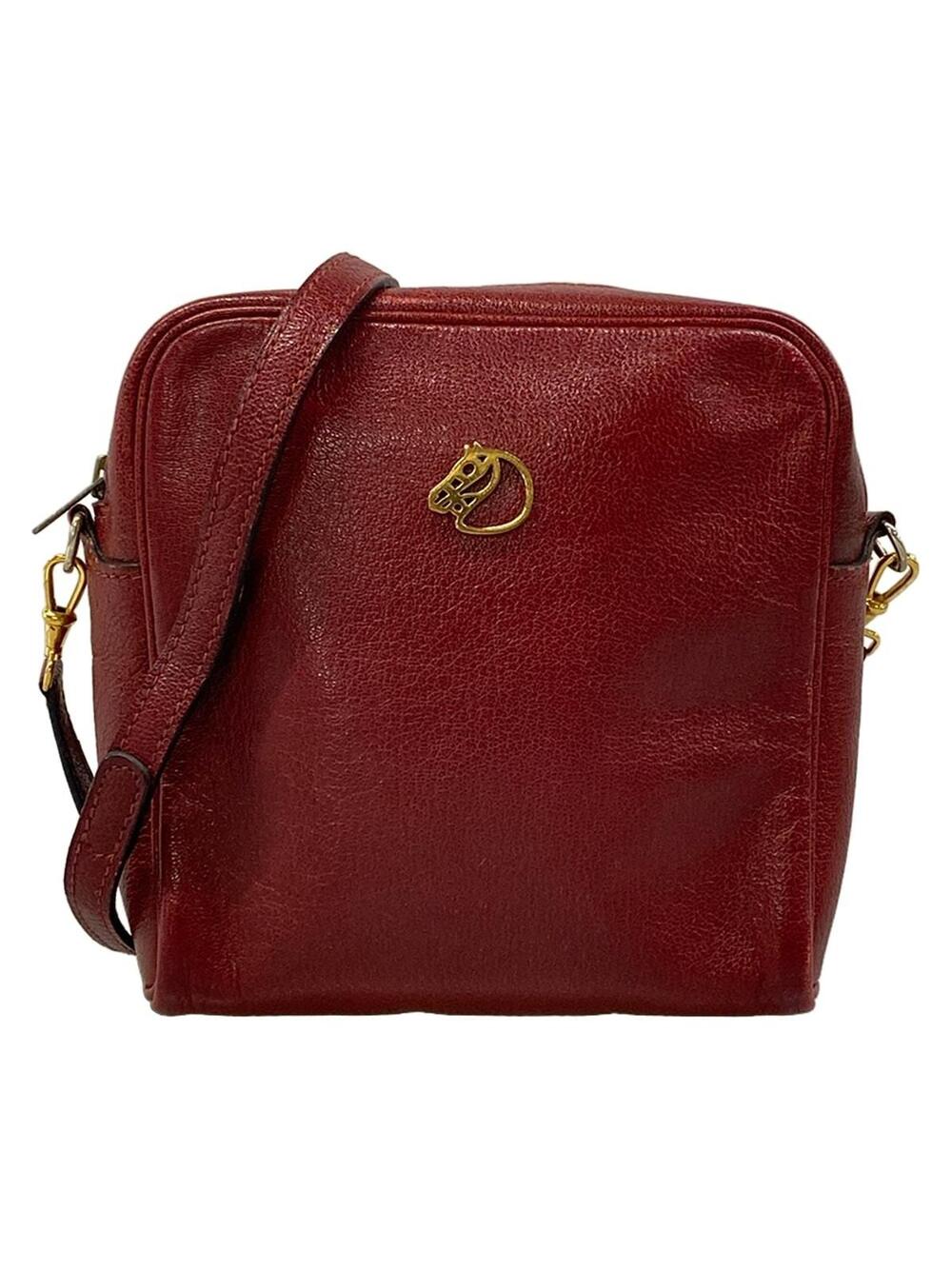 Hermes Red Leather Circle R Shoulder #346990H79B